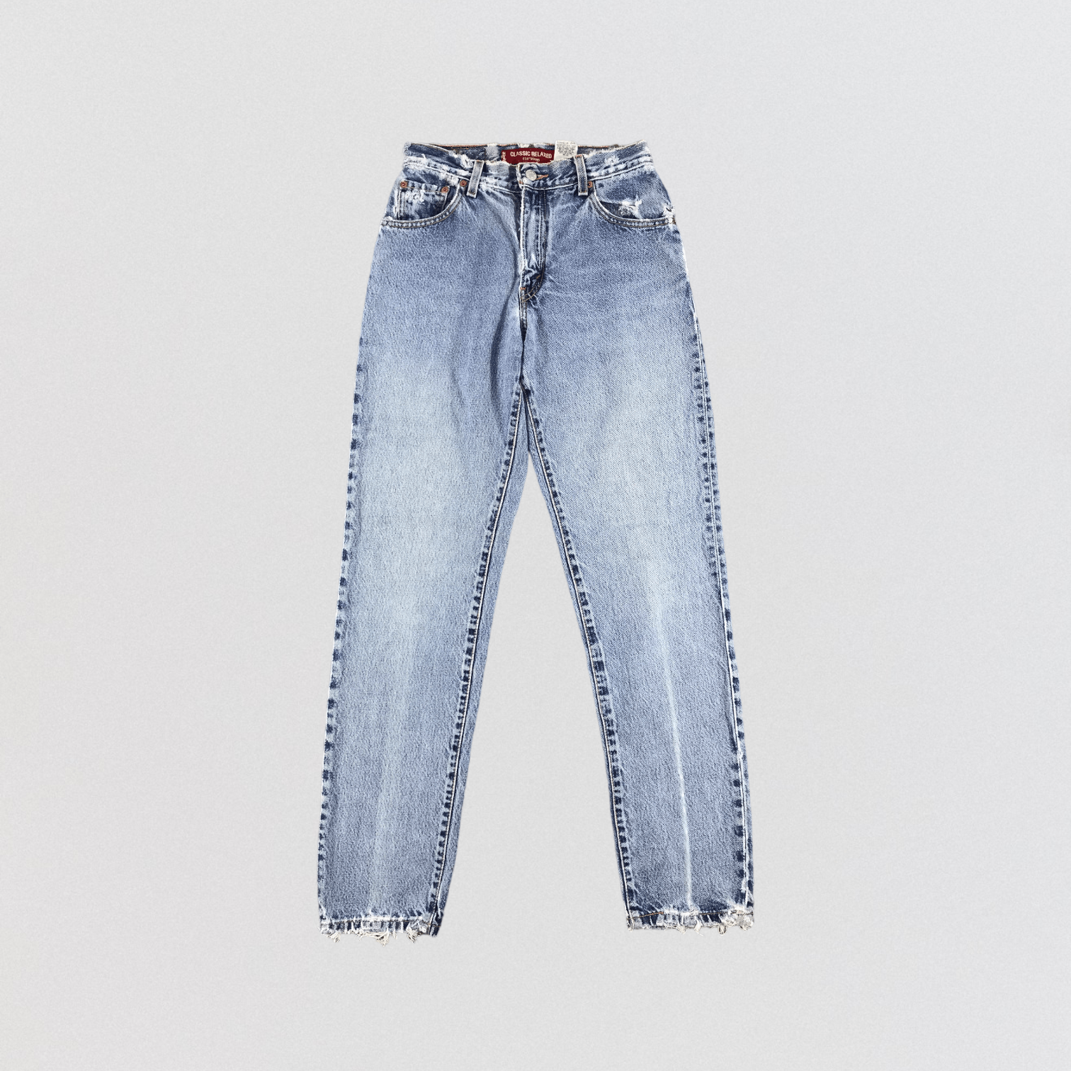 Levi's × Vintage Vintage Blue Wash Light Wash Levis 550 Jeans-JM1780 Size US 27 - 1 Thumbnail