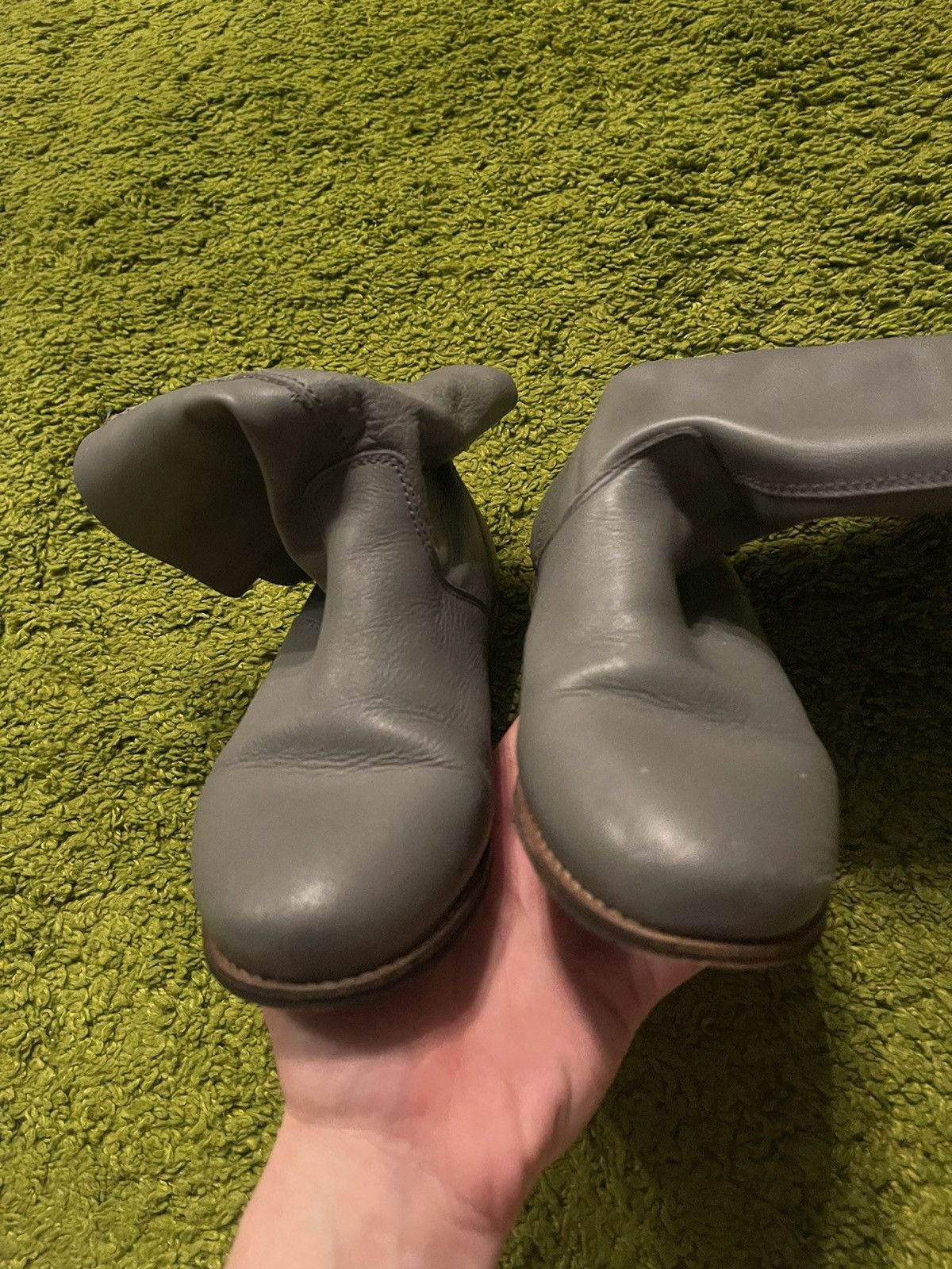Designer Gudrun Sjoden avant garde real leather boots Size US 9 / IT 39 - 5 Thumbnail