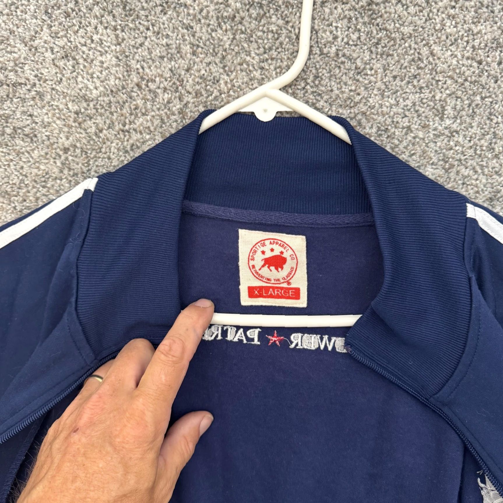 Vintage VINTAGE Samuel Adams Boston Brewery Jacket Mens XL Navy Blue Track Full Zip Beer Promo Size US XL / EU 56 / 4 - 7 Thumbnail