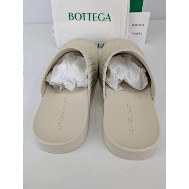 Bottega Veneta o1rshd1 Rubber Carpet Slider Sandal in Sea Salt Size US 10 / EU 43 - 10 Thumbnail