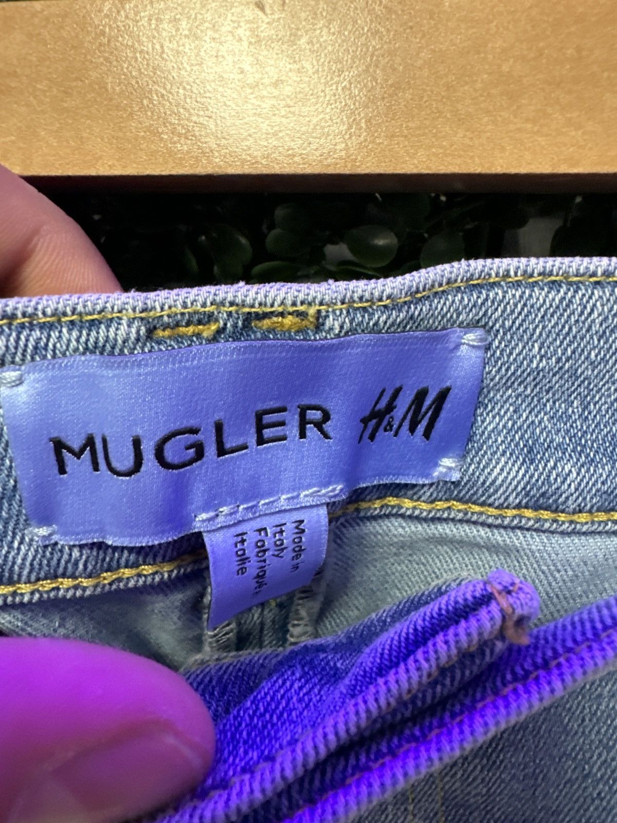 H&M × Mugler H&M Mugler Jeans Size 36" / US 14 / IT 50 - 5 Thumbnail