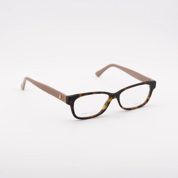 Jimmy Choo Jimmy Choo JC278 0ONS 00 Eyeglasses Havana 52mm Rectangle Size ONE SIZE - 4 Thumbnail