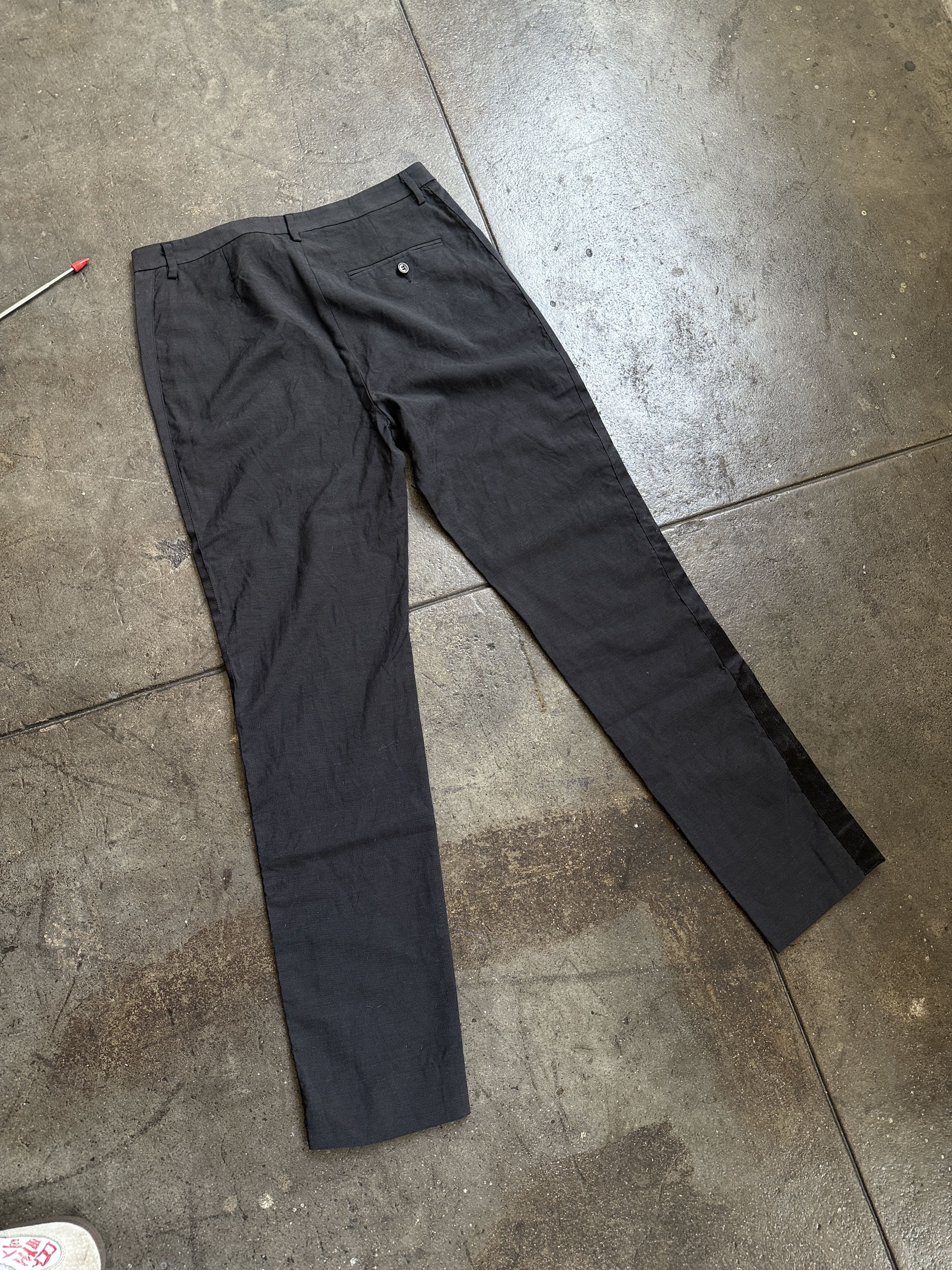 Vivienne Westwood 800$+ New 2015 Red Label Silk / Wool Tuxedo Pants Size 30" / US 8 / IT 44 - 2 Thumbnail