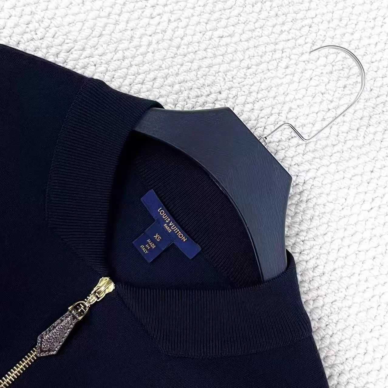 Louis Vuitton LV Navy Monogram Zip Jacket XS Size XS / US 0-2 / IT 36-38 - 3 Thumbnail