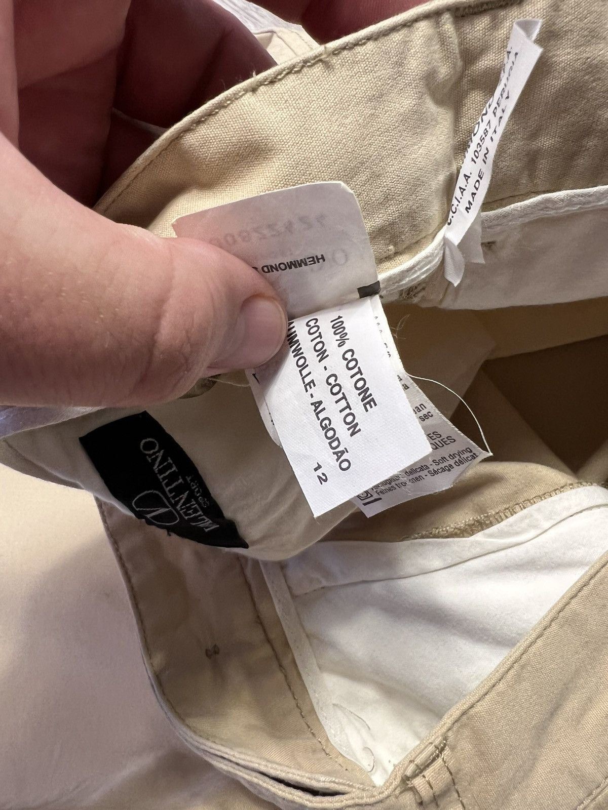 Valentino × Vintage Vintage Valentino Sport Chino Shorts Size US 36 / EU 52 - 13 Thumbnail