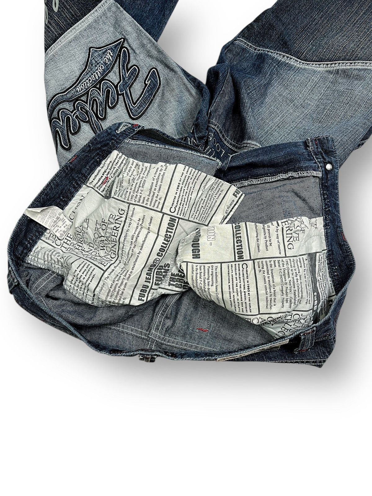 Fubu Fubu Collection Circa 1992 Vintage Denim Pants Size US 36 / EU 52 - 2 Thumbnail