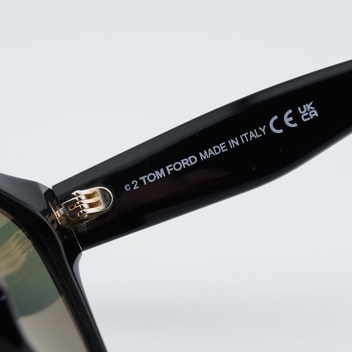 Tom Ford Tom Ford Elvira FT1217 01R Sunglasses Black Cat Eye Frame Size ONE SIZE - 7 Thumbnail