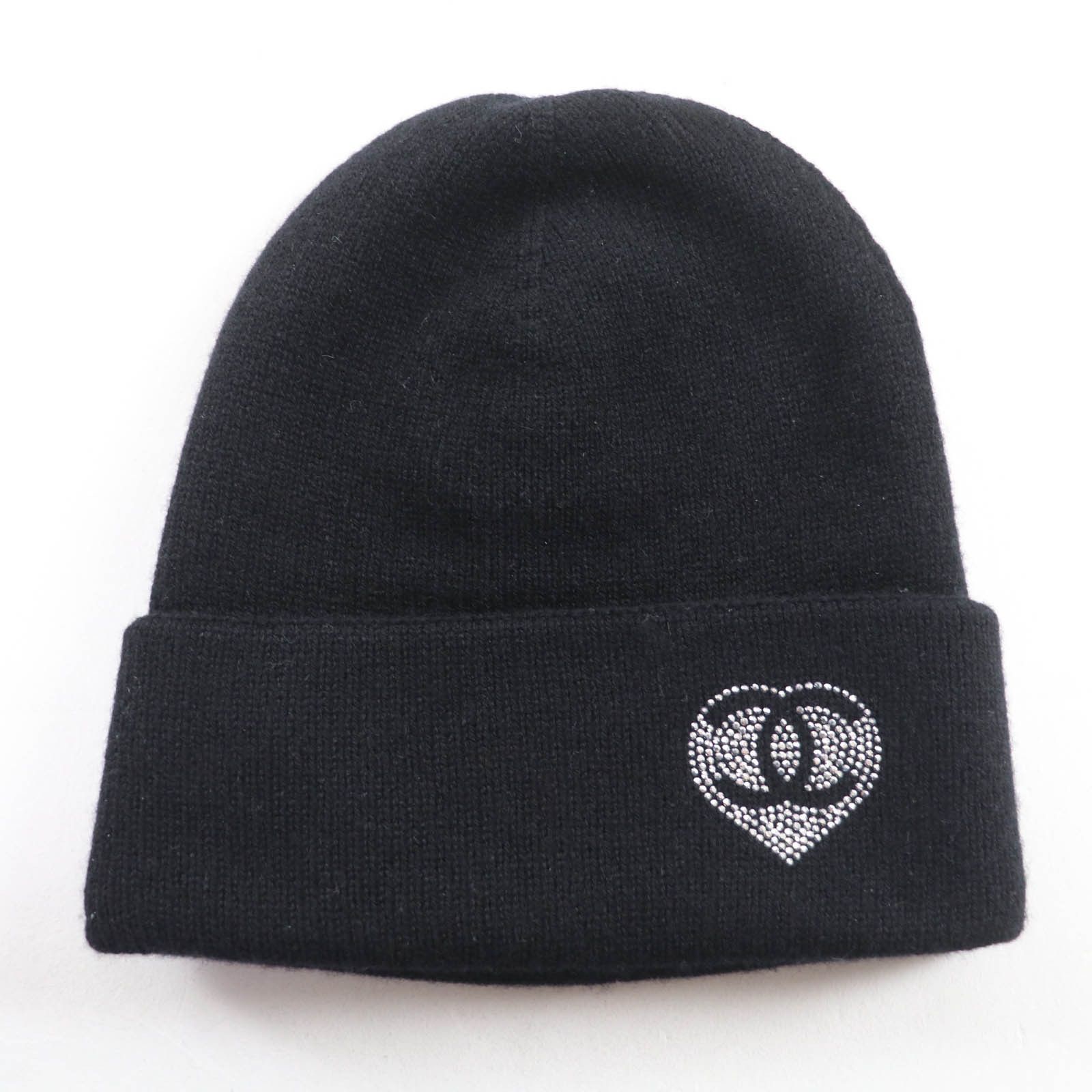 Chanel Chanel Chanel COCO Mark Cashmere Knit Cap Others Hats DUTY FREE for USA Size ONE SIZE - 1 Thumbnail