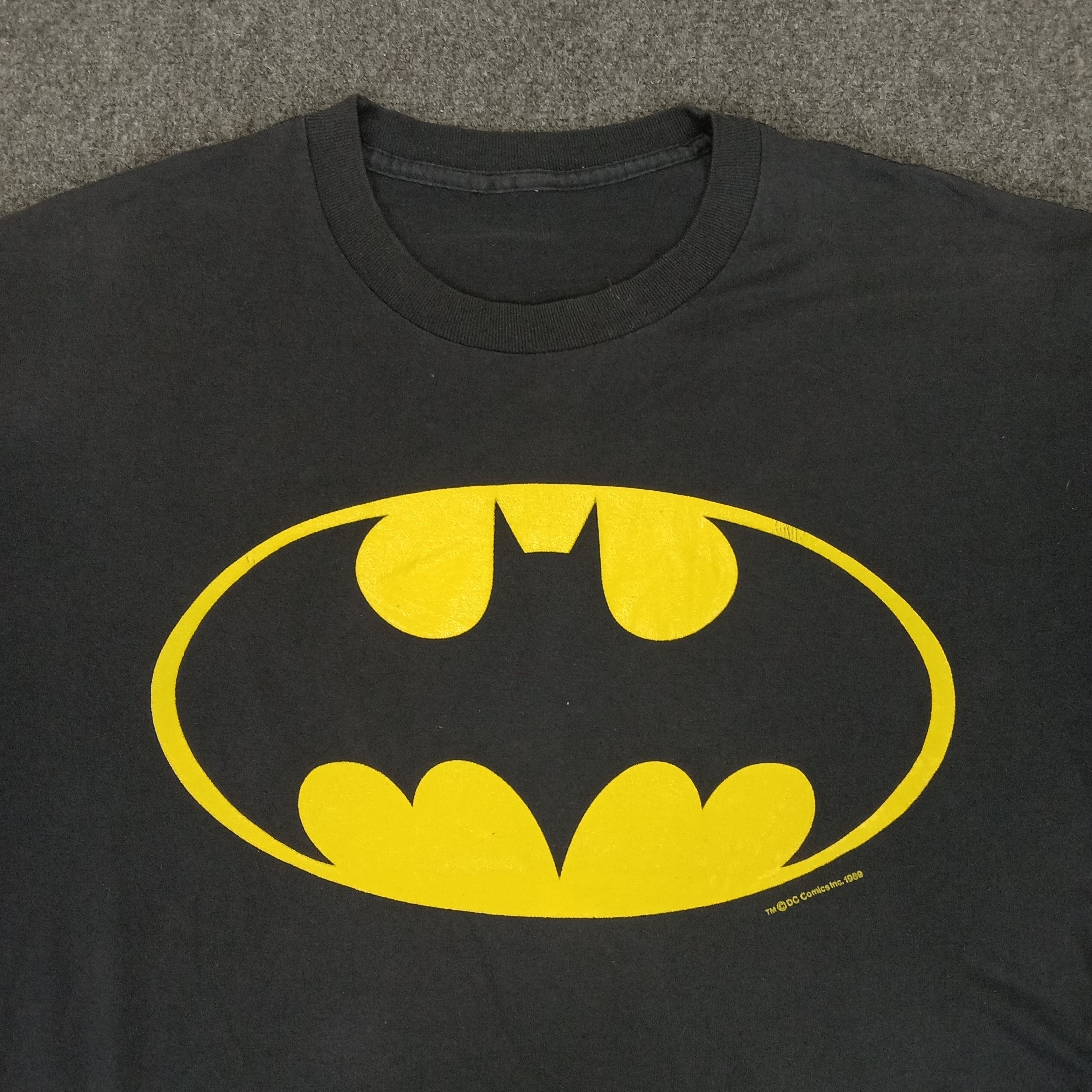 DC Comics × Vintage Vintage 90's Batman American Superhero DC Comics Tshirt Size US XL / EU 56 / 4 - 2 Thumbnail