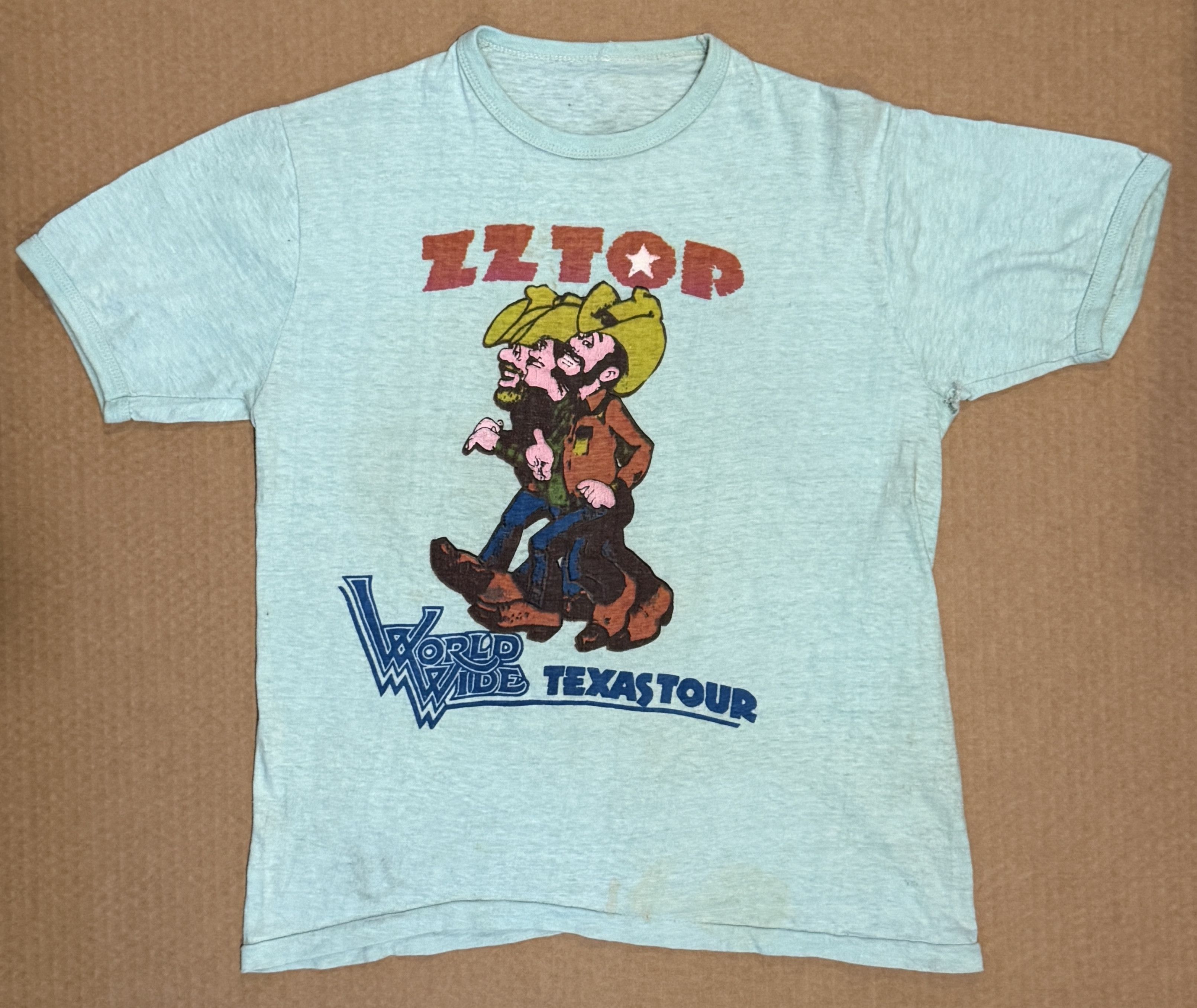 Other Vintage ZZ TOP 75/76 World Wide Texas Tour TShirt AUTHENTIC Size US S / EU 44-46 / 1 - 1 Thumbnail