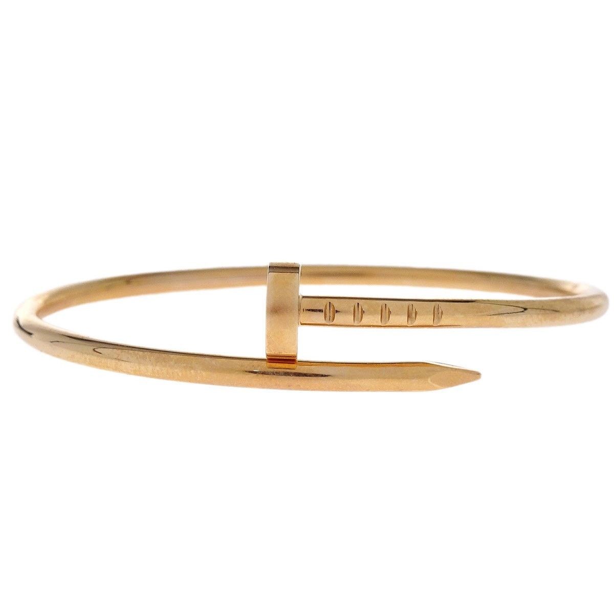 Cartier Rose Gold Juste Un Clou 18k Rose Bracelet Gold