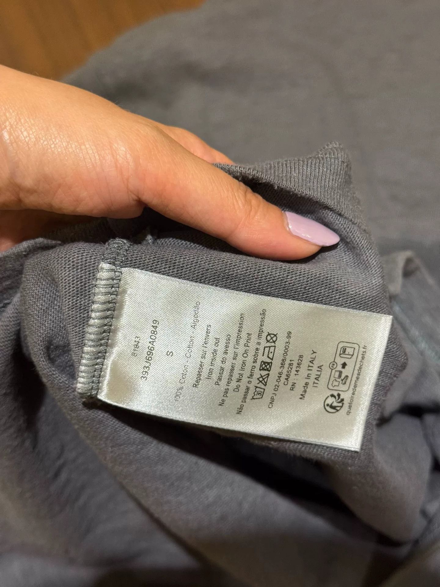 Dior Dior Flocked Logo T-Shirt Size US S / EU 44-46 / 1 - 4 Thumbnail