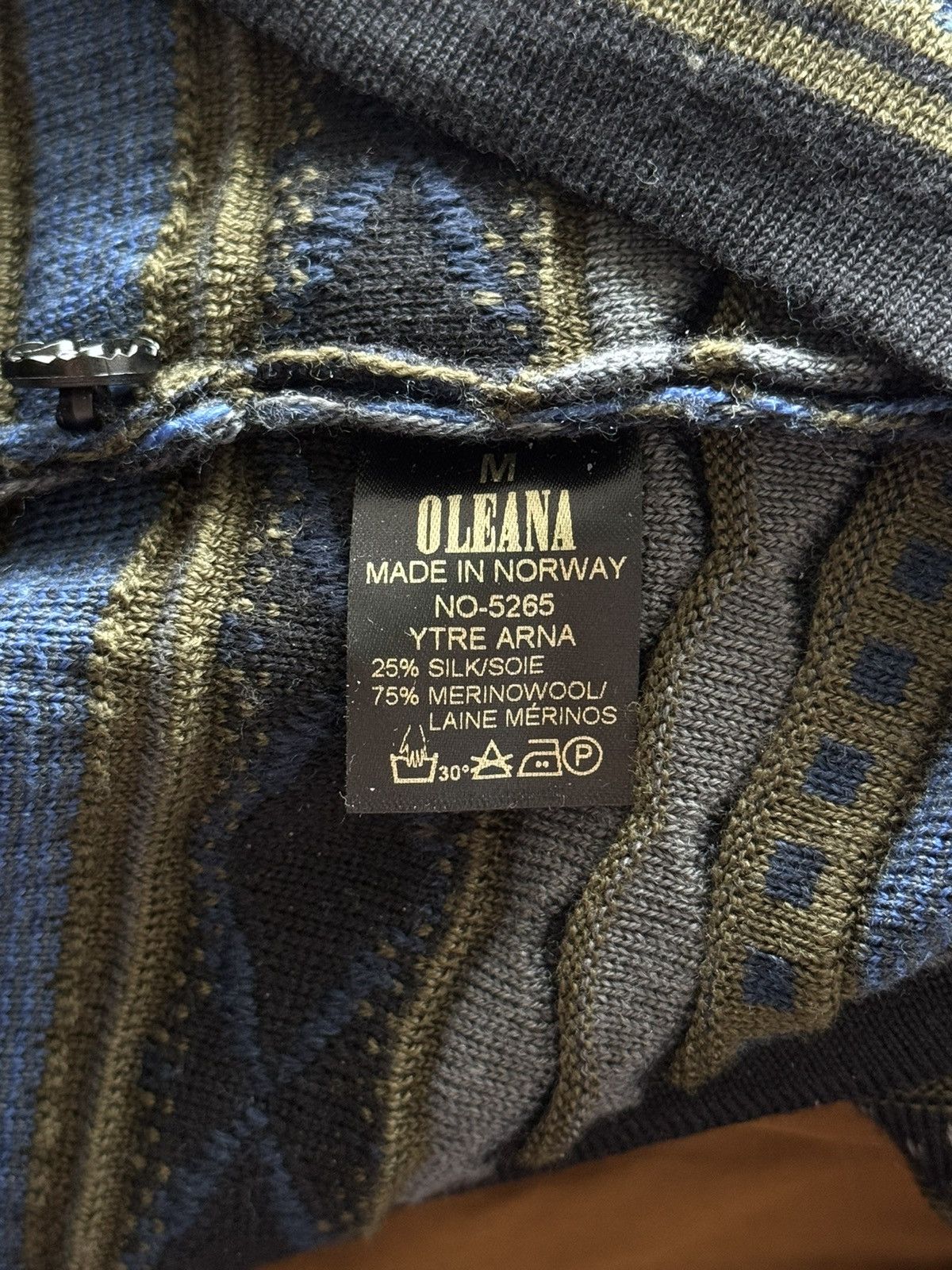 Designer Oleana wool silk blend avant garde striped cardigan sweater Size M / US 6-8 / IT 42-44 - 8 Thumbnail