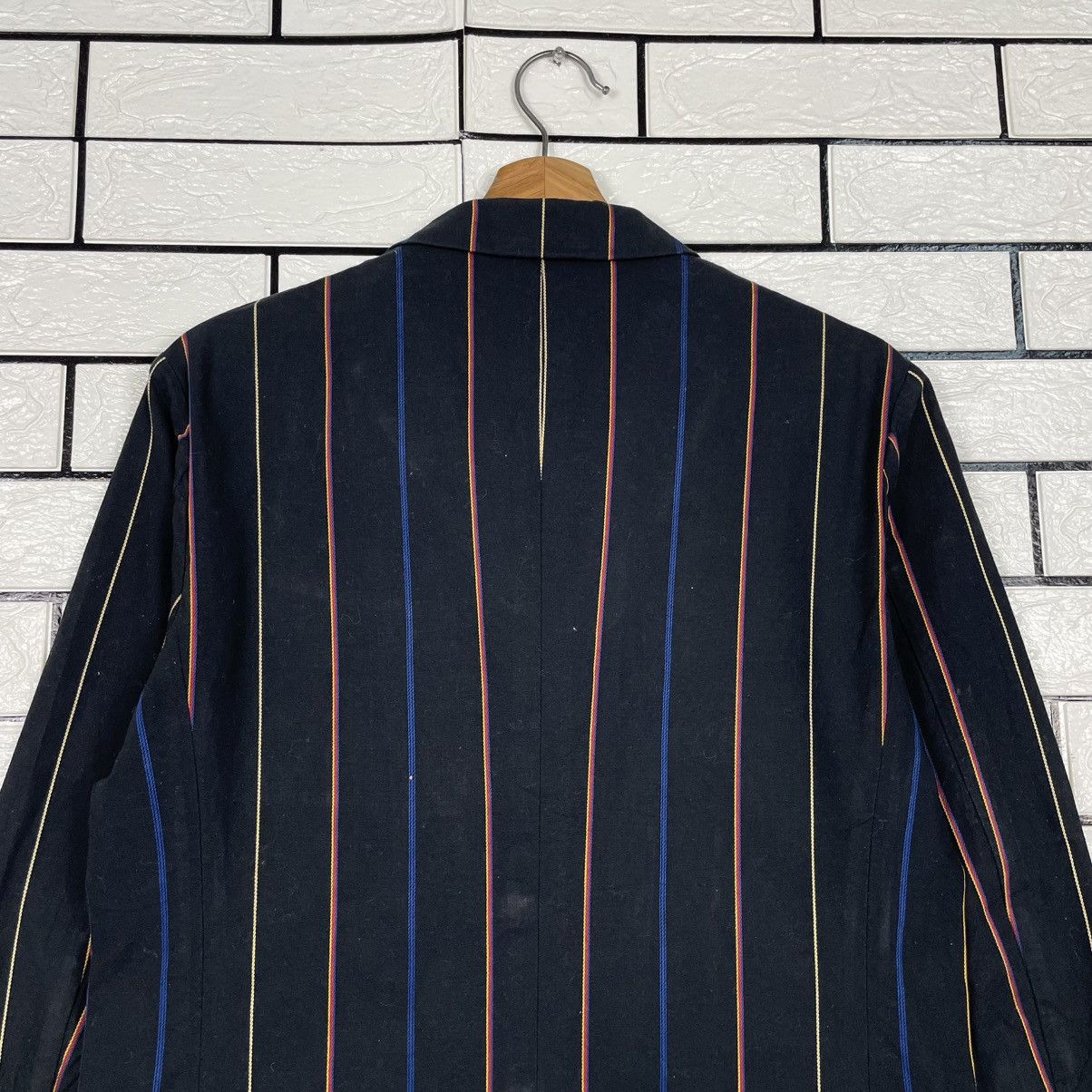 Japanese Brand Cuatom Culture Dressd Punk Stripe Jacket Size US S / EU 44-46 / 1 - 8 Thumbnail