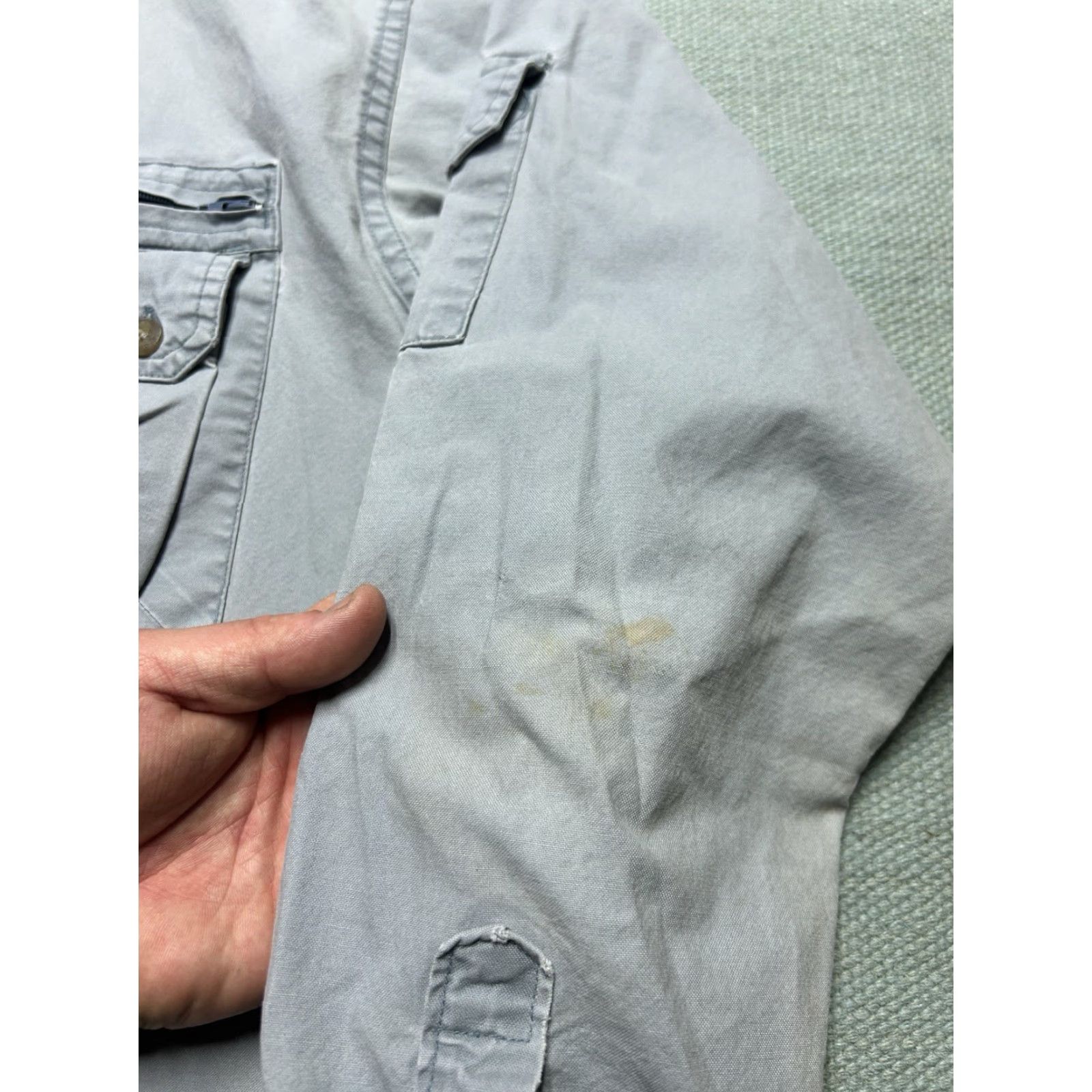 Vintage VINTAGE Cabela's Button-Up Shirt Long Sleeve Shirt Men XL Blue Cotton Fishing Safari Hiking Tall Time Theme Fish Size US XL / EU 56 / 4 - 2 Thumbnail