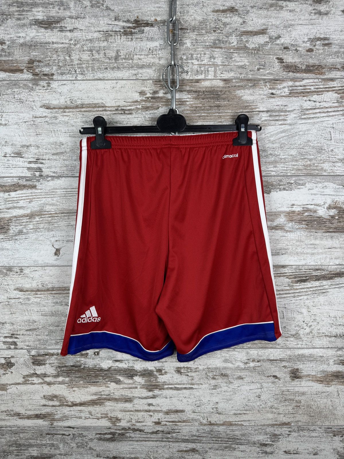 Adidas × Vintage Mens Vintage Adidas Bayern Munich FC soccer shorts training Size US 32 / EU 48 - 4 Thumbnail