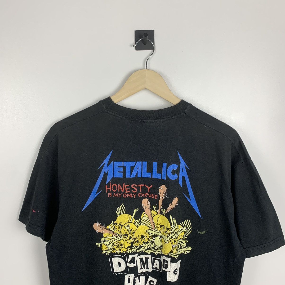 Band Tees Vintage Metallica Damage In Tour Rock Band Tee Pushead Giant Size US L / EU 52-54 / 3 - 10 Thumbnail