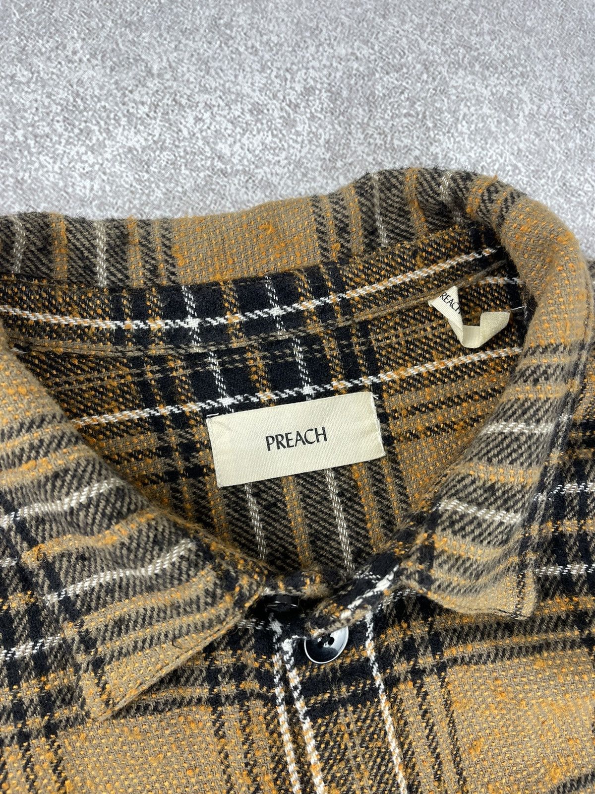 Preach Preach Sample Plaid Flannel Shirt Jacket Size M Size US M / EU 48-50 / 2 - 7 Thumbnail