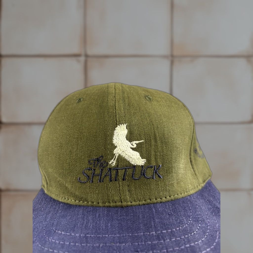 Vintage VINTAGE Unbranded Hat Golf Strapback Cap Green Blue Embroidered The Shattuck Golf Course Adjustable One Size Men Canvas Cotton Wide Brim Casual Size ONE SIZE - 1 Thumbnail
