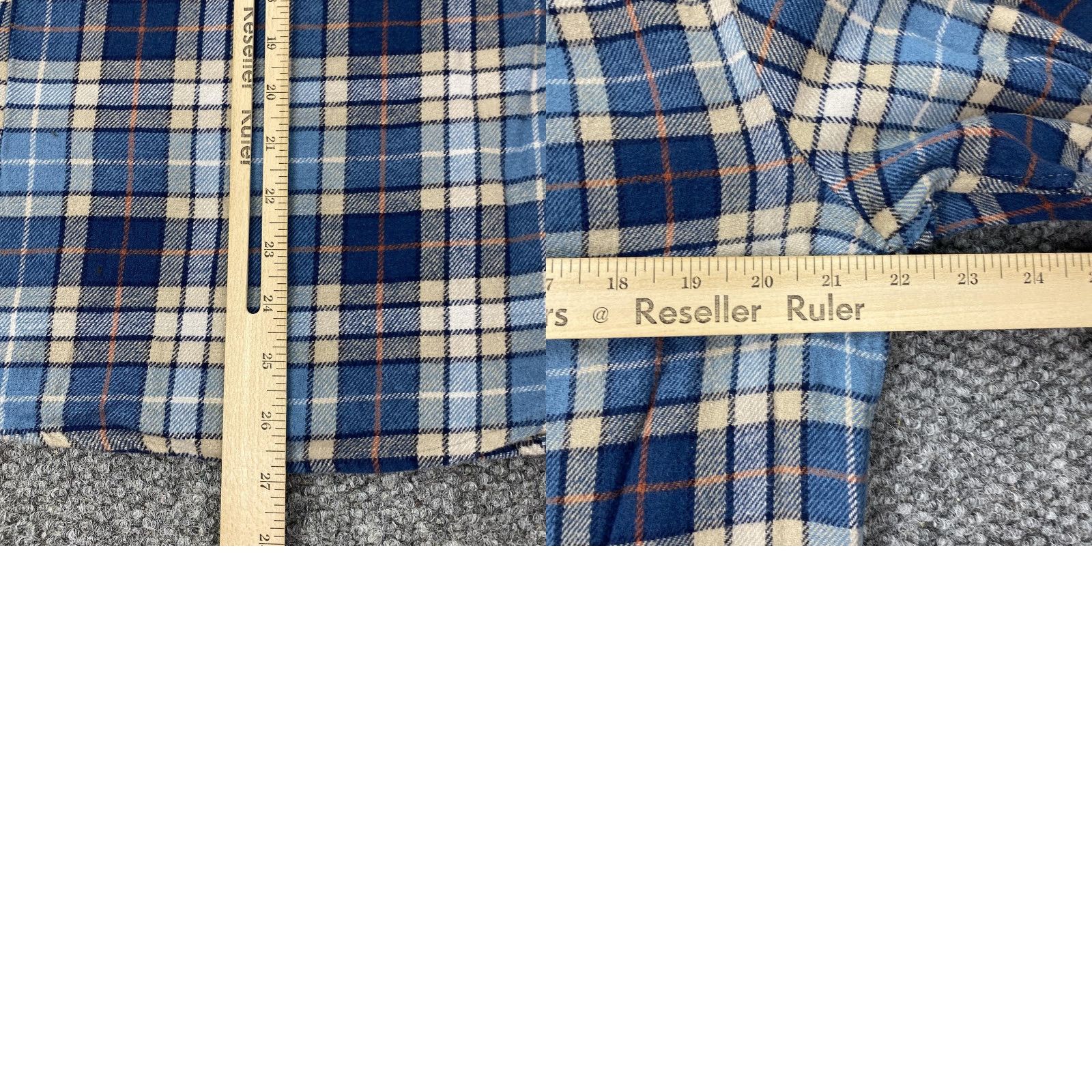 Eddie Bauer VINTAGE Eddie Bauer Shirt Mens Medium Blue Plaid Flannel Button-Down Casual Outdoor Size US M / EU 48-50 / 2 - 8 Thumbnail