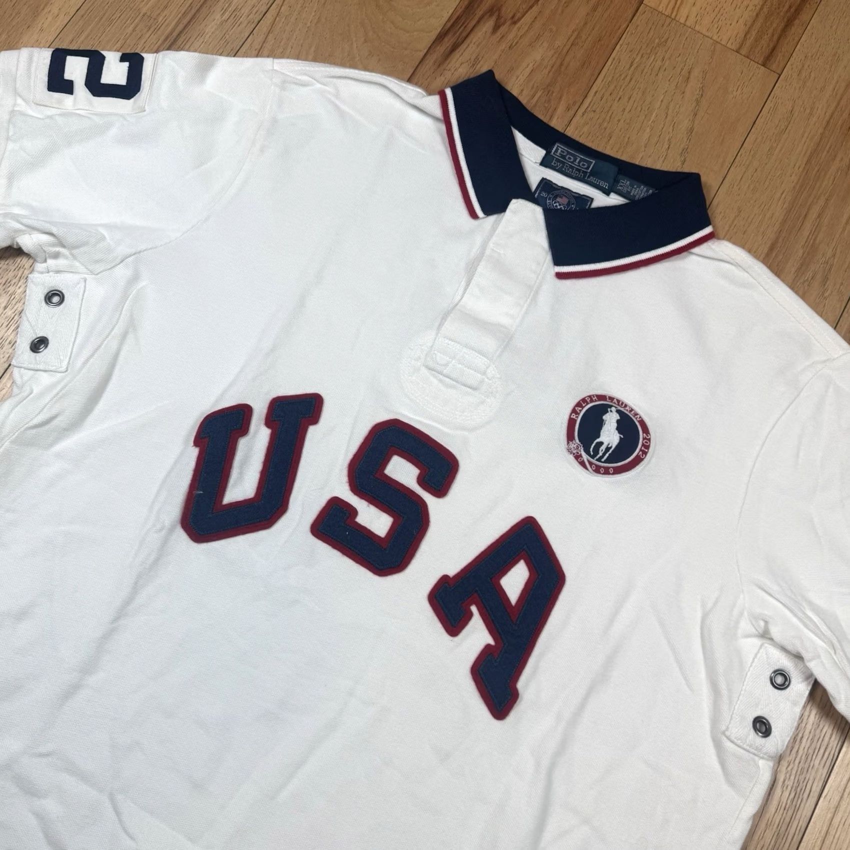 Ralph Lauren Ralph Lauren Shirt Mens 2XL Polo USA Olympic Team Rugby Custom Size US XXL / EU 58 / 5 - 2 Thumbnail