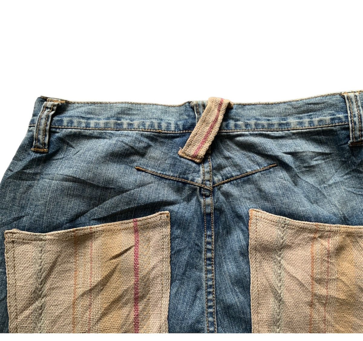 Japanese Brand DISTRESSED JEANS INSPIRED KAPITAL Size US 33 - 7 Thumbnail