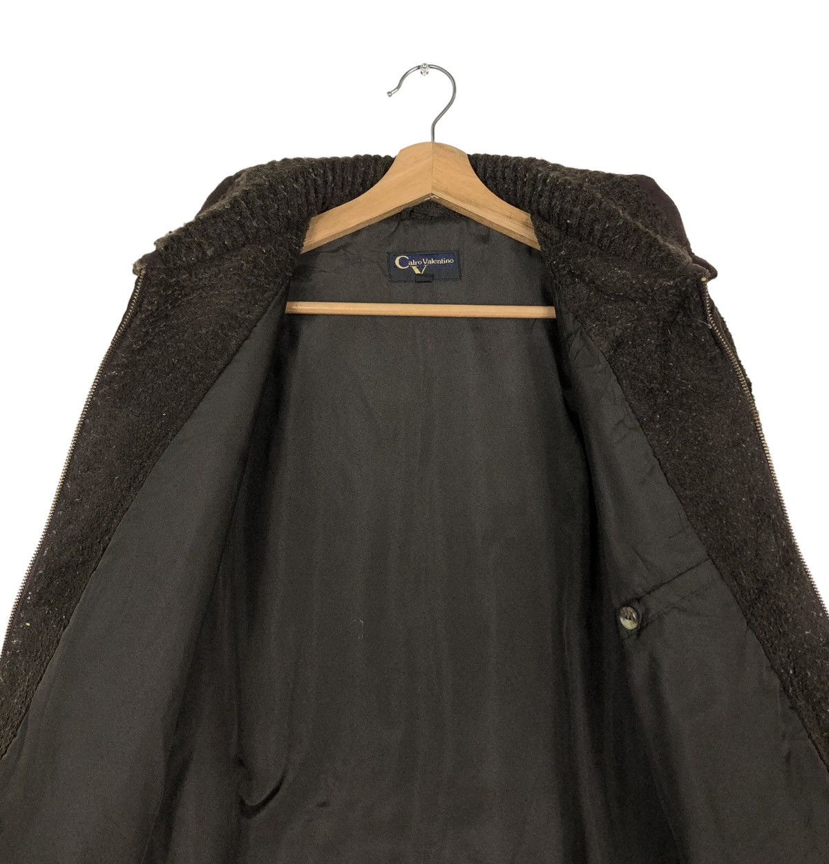 Japanese Brand 🔥VINTAGE BOMBER CARDIGAN JACKET CARLO VALENTINO ISSEY MIYAKE Size US L / EU 52-54 / 3 - 14 Thumbnail