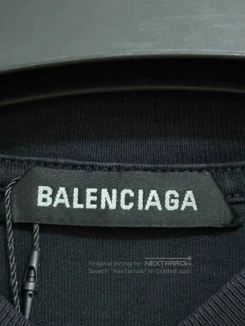 Balenciaga Balenciaga Black Short Sleeve Logo T-Shirt. Size US XS / EU 42 / 0 - 3 Thumbnail