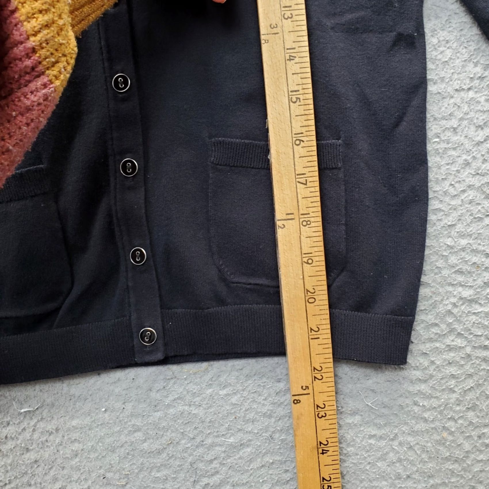 Talbots Talbots Cardigan Sweater Women PS Black Pima Cotton Ribbed Hem/Cuff Button Front Size S / US 4 / IT 40 - 7 Thumbnail