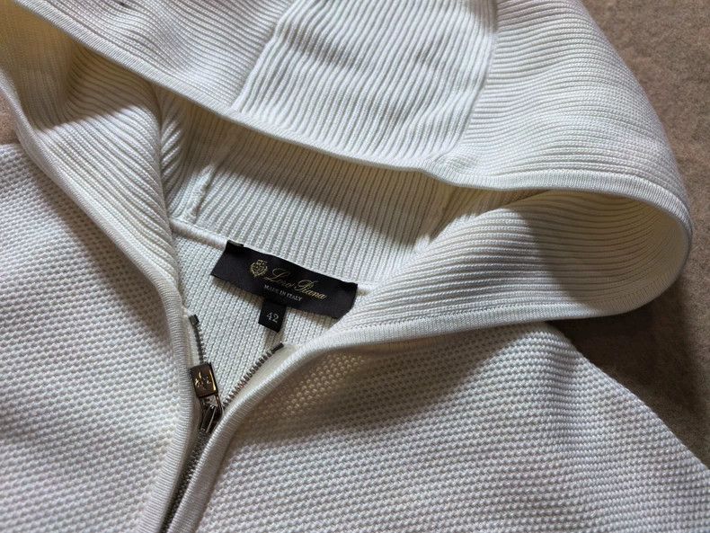 Loro Piana LORO PIANA Cotton short-sleeved hooded shirt Size S / US 4 / IT 40 - 4 Thumbnail