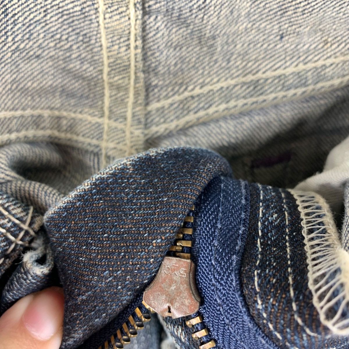Levi's × Vintage Vintage LEVI’S lot 503 customade blue jeans Size US 32 / EU 48 - 15 Thumbnail