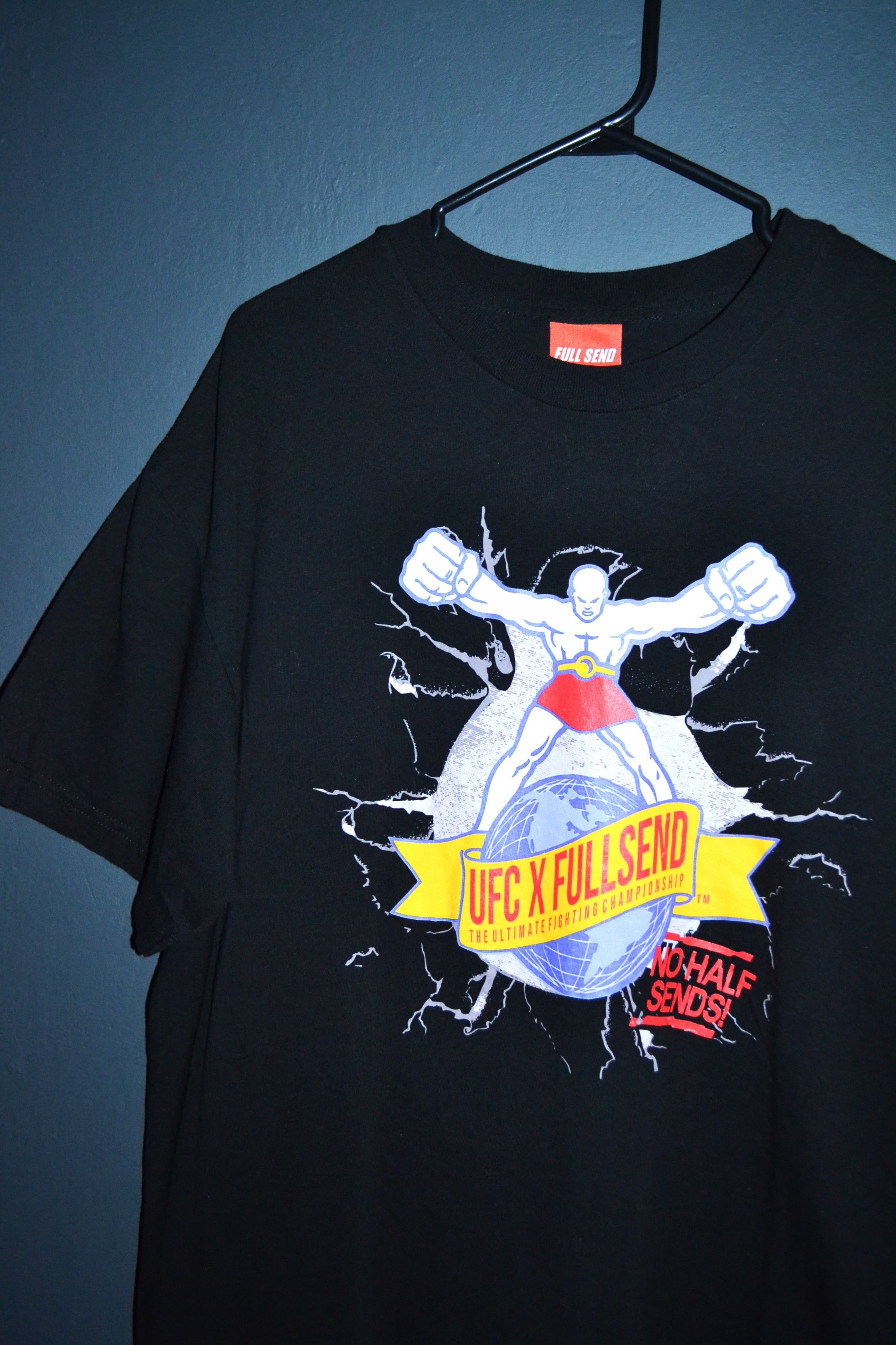 Full Send FULL SEND x UFC Collab Mens T-shirt Black XL Size US XL / EU 56 / 4 - 1 Thumbnail