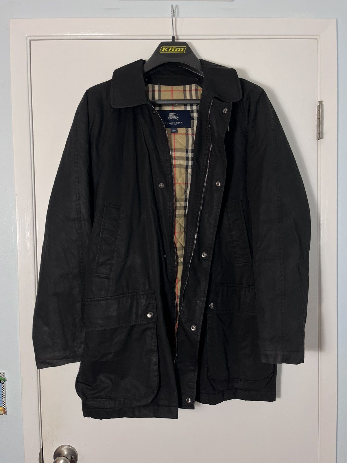 Burberry waxed jacket deals