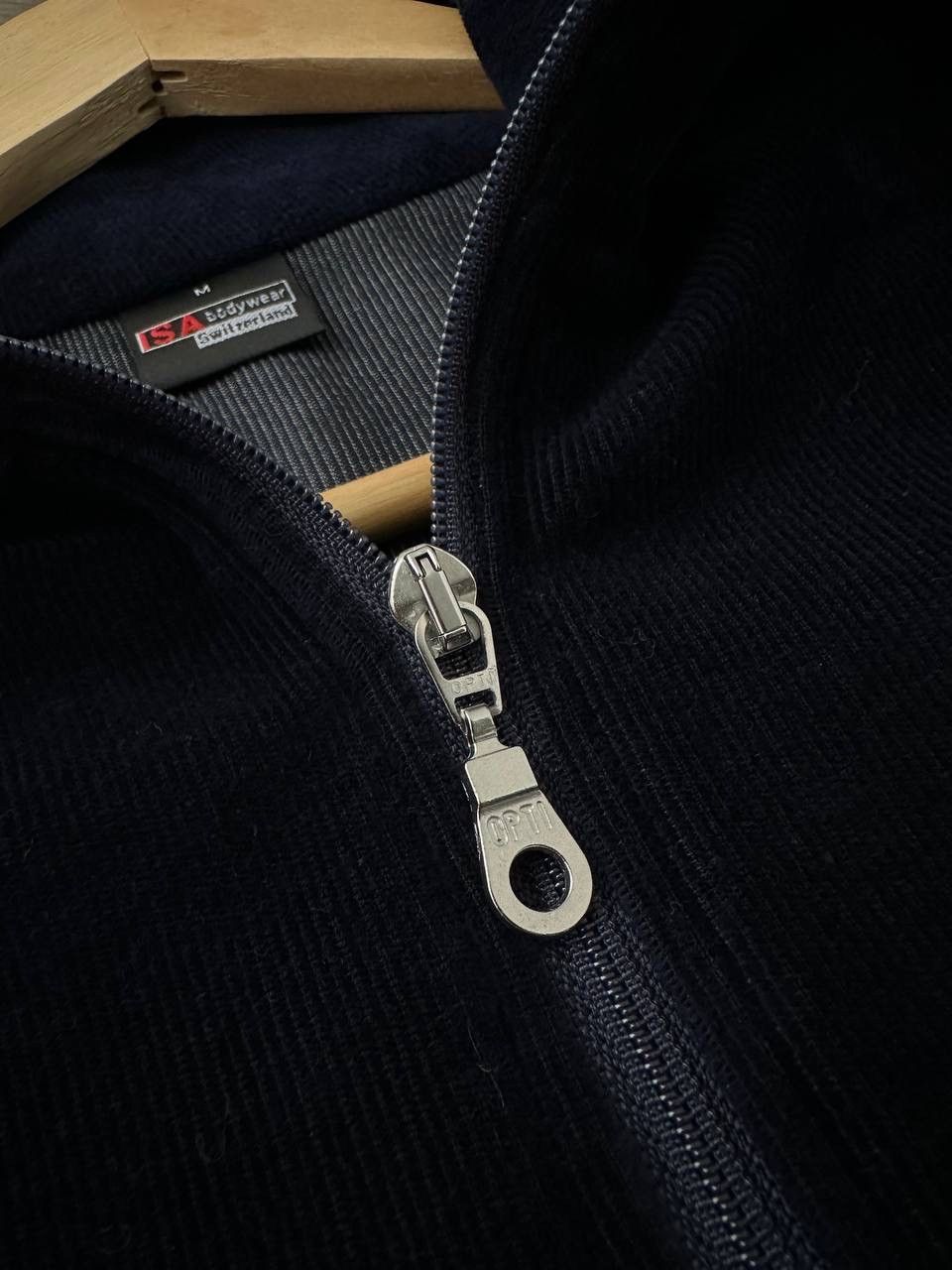 Japanese Brand × Vintage Vintage Japanese ISA Switzerland Blue Velvet Tracksuit Size 38R - 16 Thumbnail