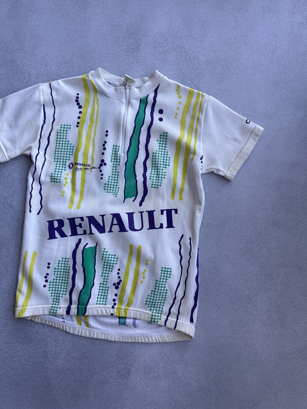 Vintage Vintage RENAULT Cospo 1980s Rare Cycling Jersey Size US M / EU 48-50 / 2 - 3 Thumbnail