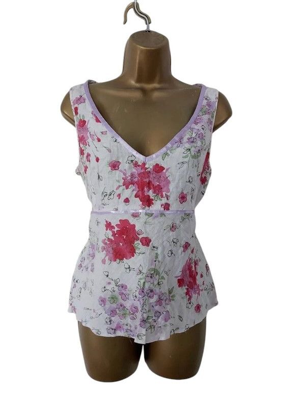 Vintage M & S vintage linen top 14 Size L / US 10 / IT 46 - 1 Thumbnail