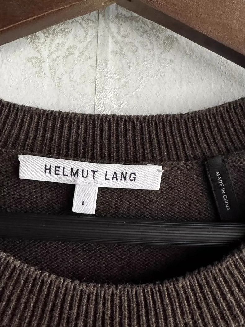 Helmut Lang HELMUT LANG Decomposition and patchwork sweater Size L / US 10 / IT 46 - 5 Thumbnail