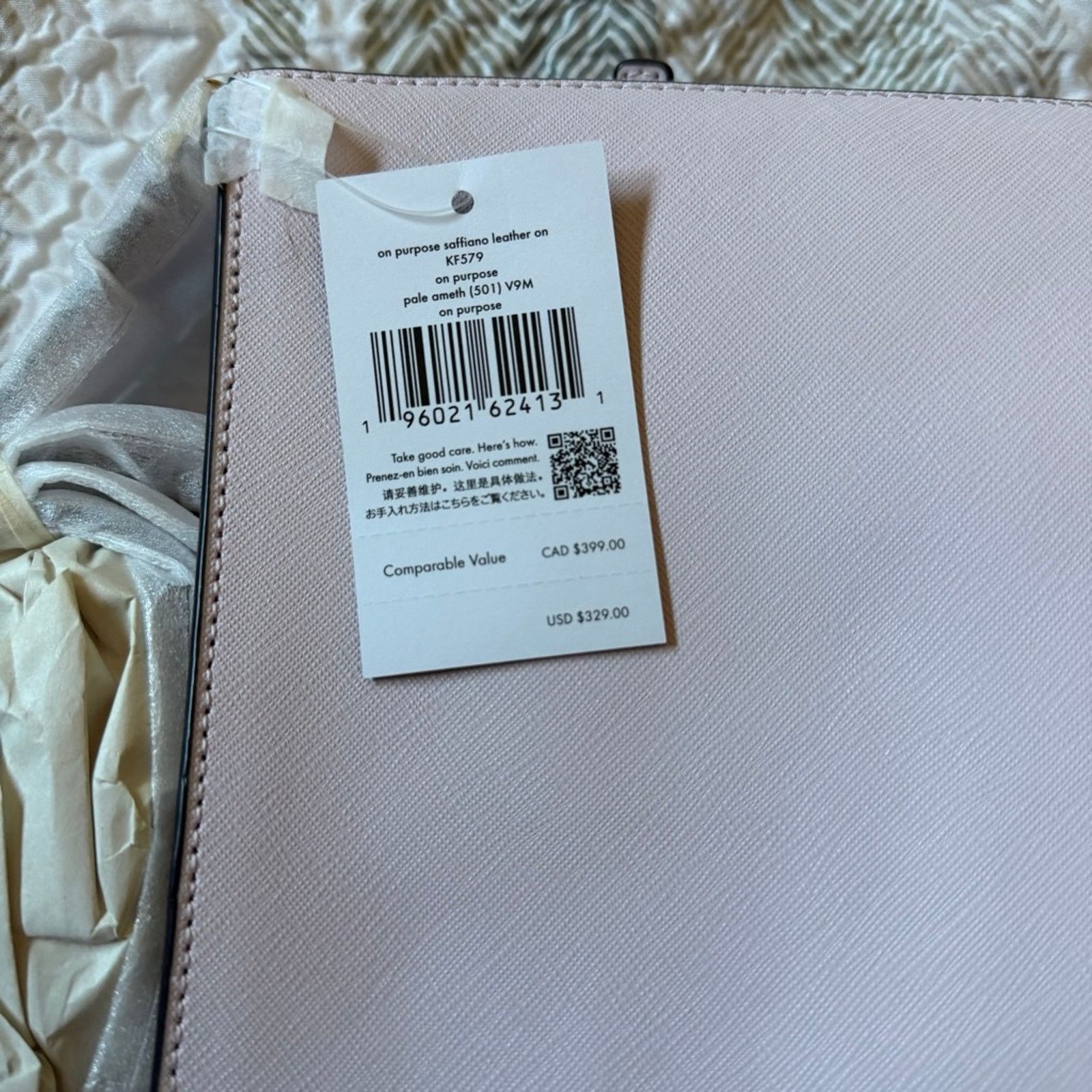 Kate Spade Women's Kate Spade Crossbody Bag One Size Light Pink Gold Size ONE SIZE - 4 Thumbnail