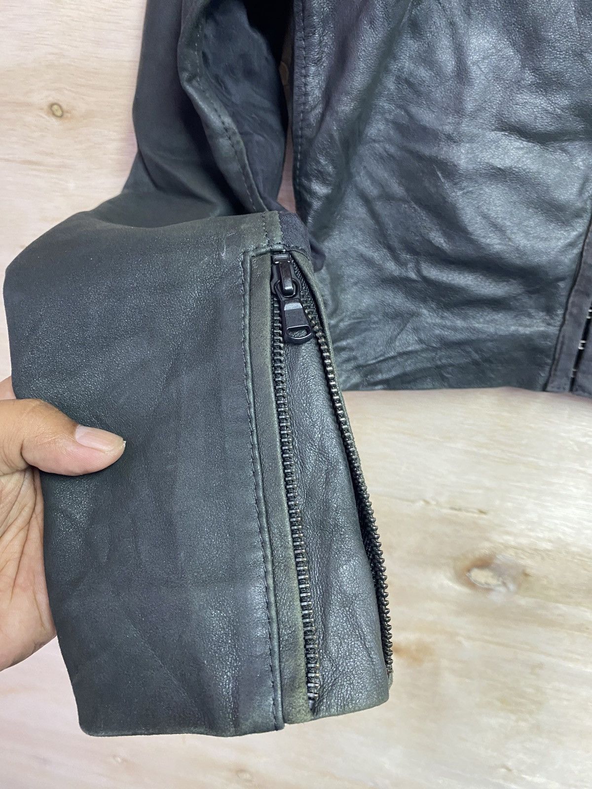 Diesel DIESEL LIBIS LEATHER JACKET Size S / US 4 / IT 40 - 3 Thumbnail