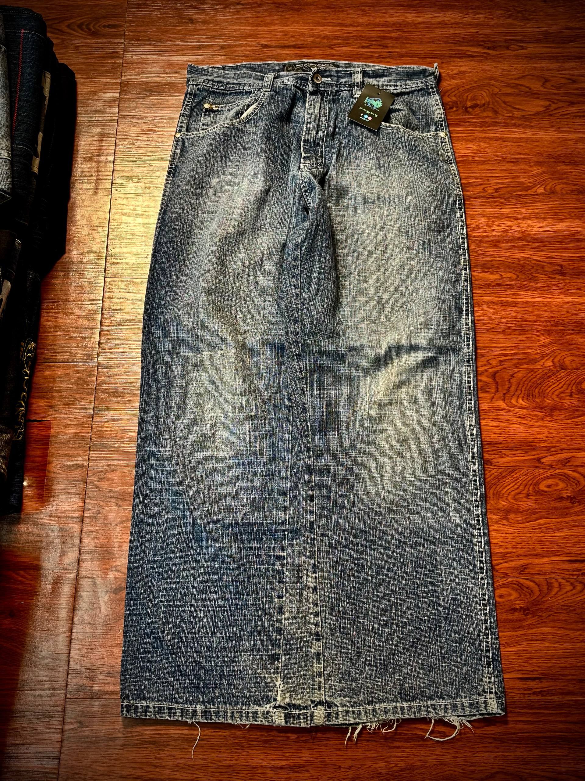 Southpole Vintage Y2K Southpole Faded Wash Distressed Back Hit Denim Size US 32 / EU 48 - 1 Thumbnail