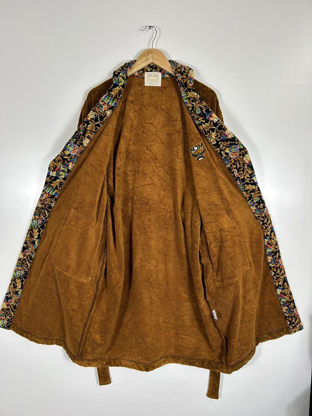 MCM 🔥MCM Tapestry Collar Monogram Unisex Bath Rob Jacket Size US L / EU 52-54 / 3 - 10 Thumbnail