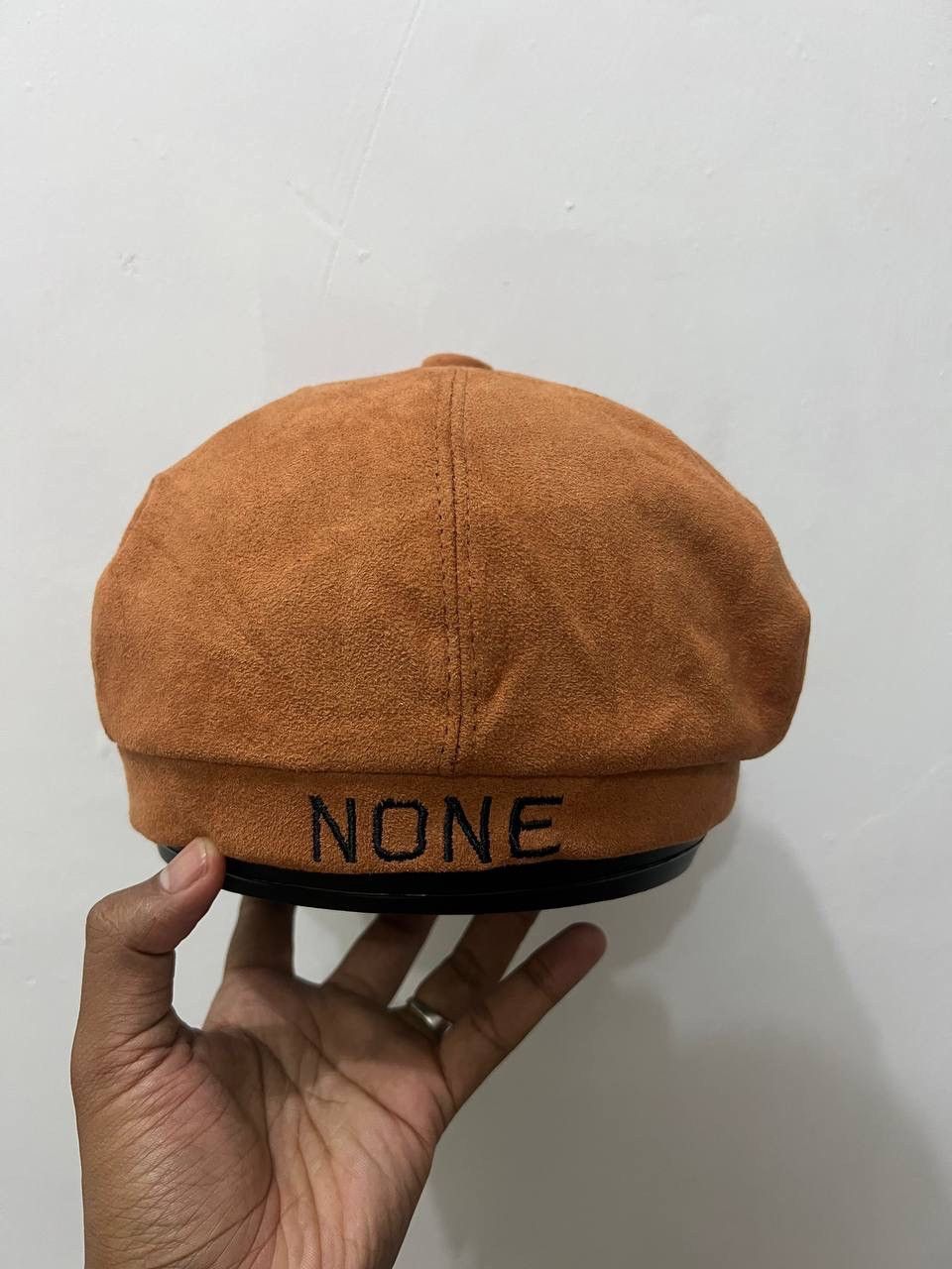Leather None Leather Suede Retro Hat Size ONE SIZE - 2 Thumbnail