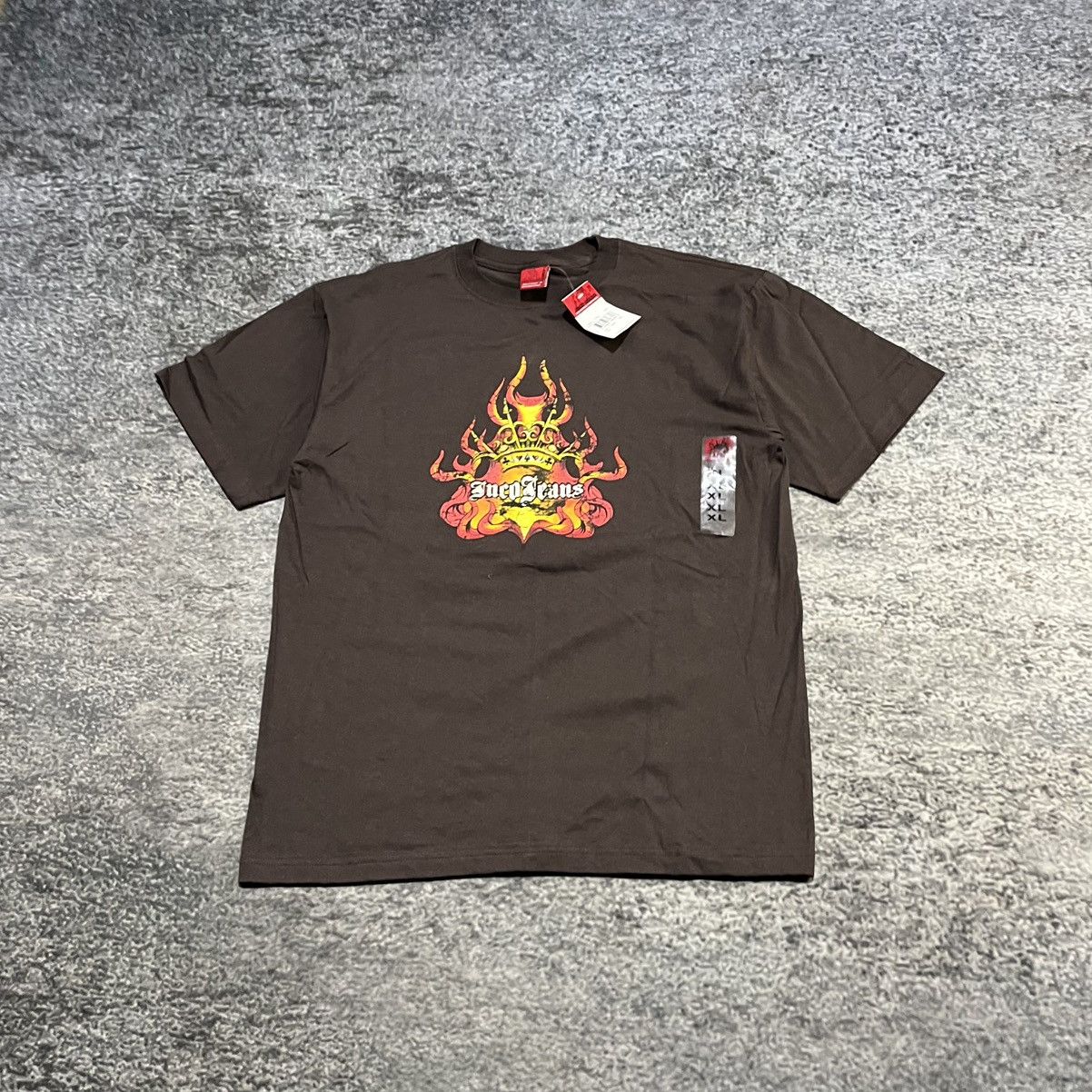 JNCO Vintage Y2K JNCO Jeans Flames Dragon Grunge Skater Tee NEW Size US XL / EU 56 / 4 - 1 Thumbnail