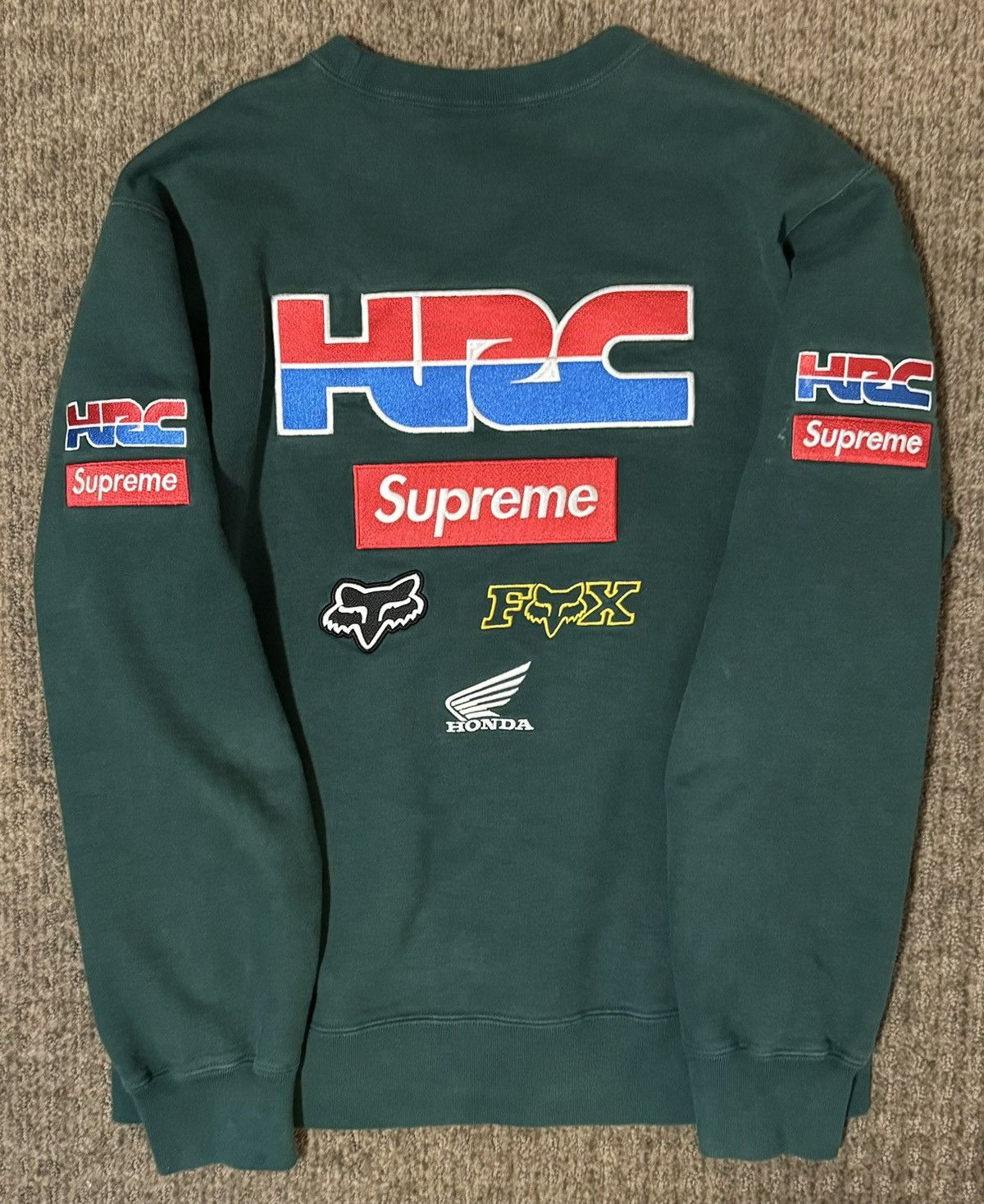 Supreme Supreme Honda Fox Racing Crewneck | Grailed