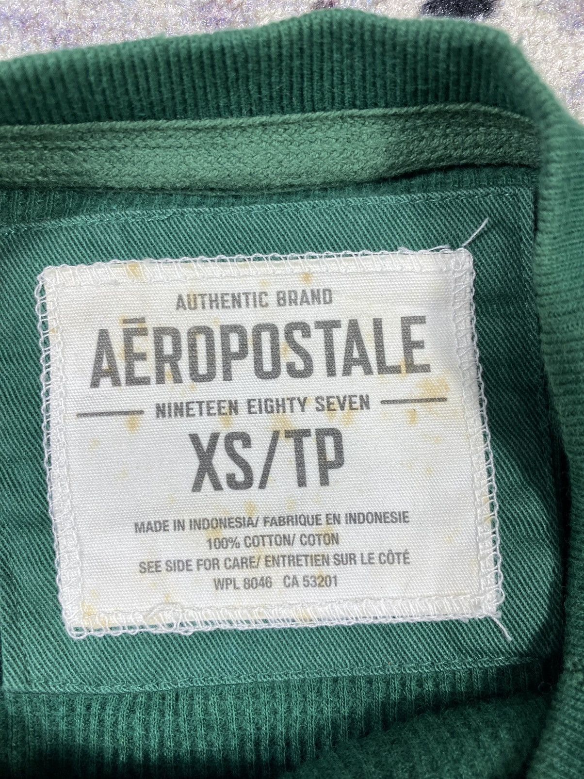 Japanese Brand crazy gothic Aeropostale longsleeve LGB ifsixwasnine style Size US XS / EU 42 / 0 - 5 Thumbnail