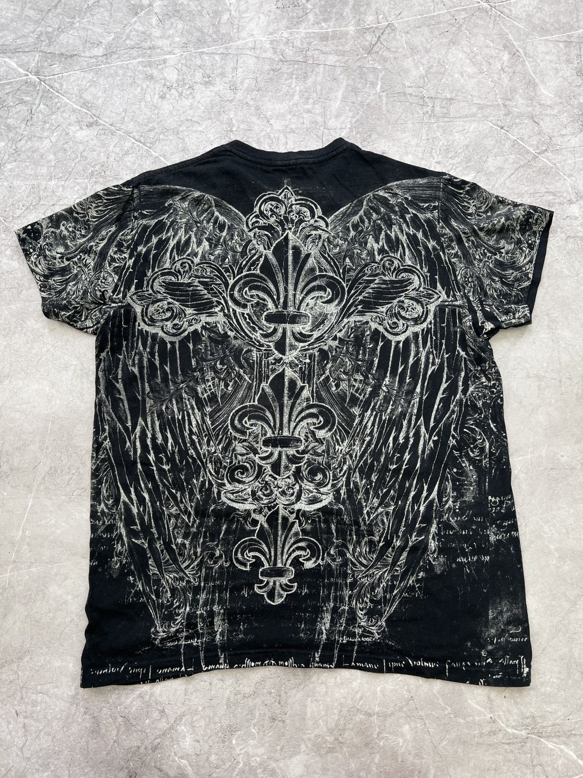 Affliction × Ed Hardy Sk8 FULL PRINT SKULL GRUNDE PUNK T-Shirt y2k affliction Size US M / EU 48-50 / 2 - 9 Thumbnail