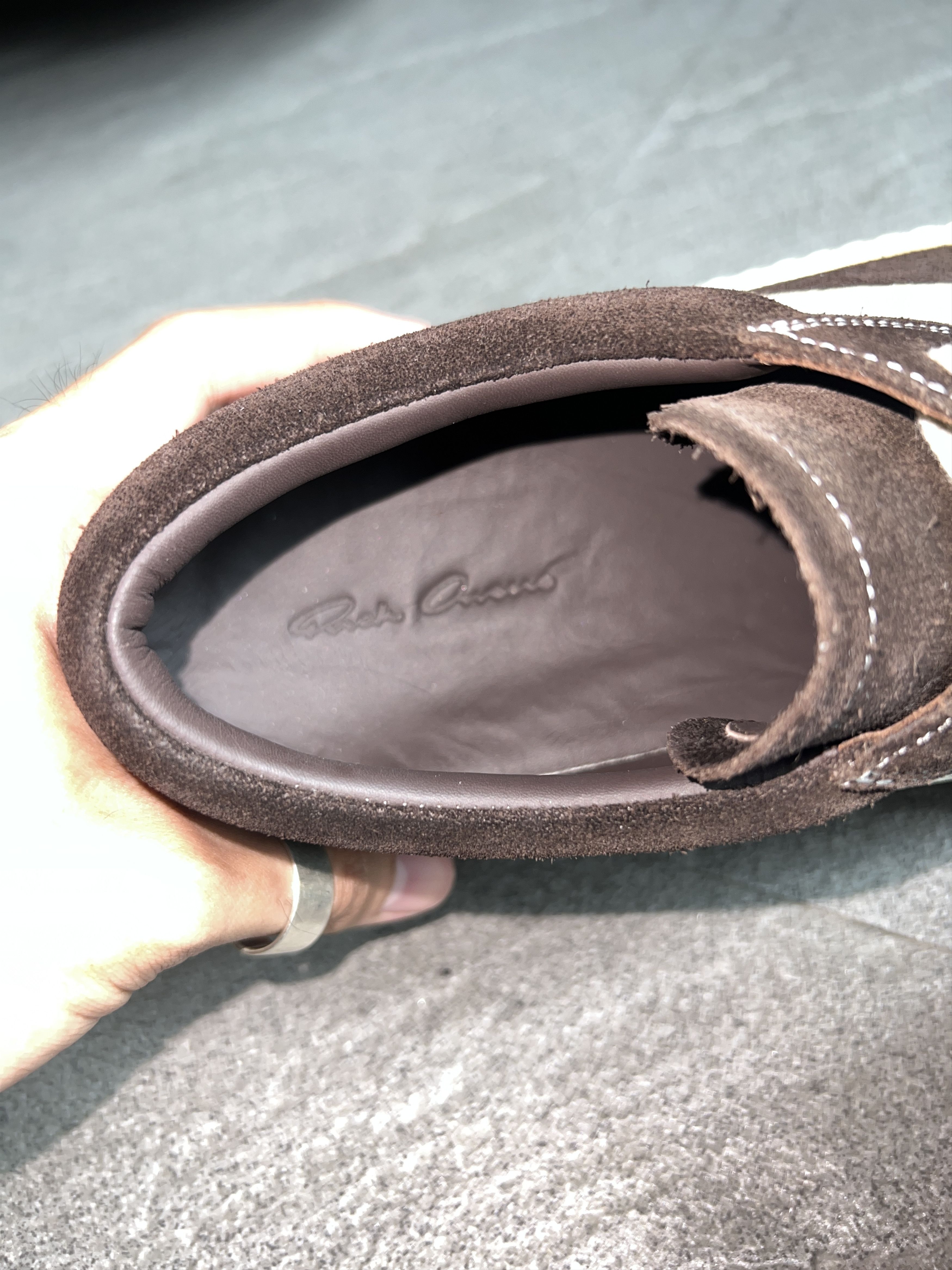 Rick Owens Rick Owens Vans Sneaks Mahogany Milk EU42 New Size US 9 / EU 42 - 9 Thumbnail