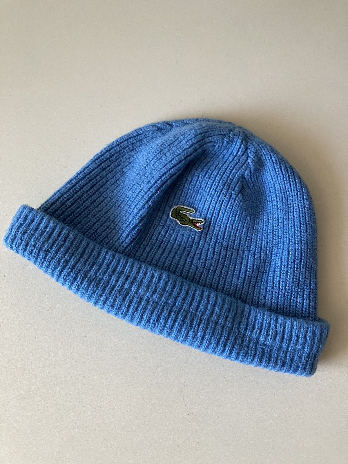 Lacoste VINTAGE 90s BEANIE Size ONE SIZE - 1 Thumbnail