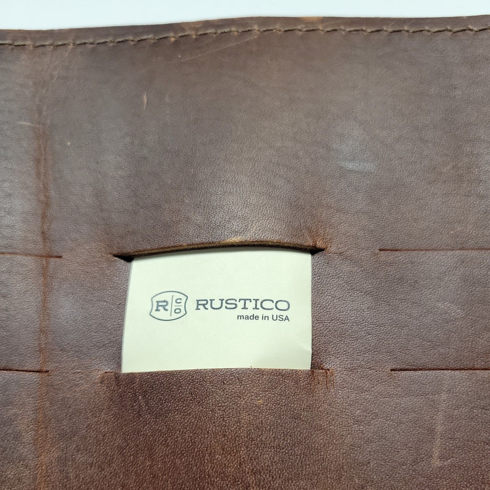 The Unbranded Brand Rustico Saddle Leather Sidekick Organizer Bag Roll Size ONE SIZE - 3 Thumbnail