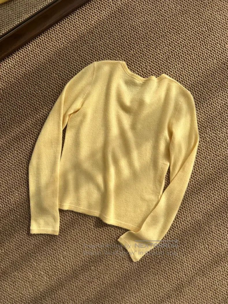 Loro Piana Loro Piana Cashmere round neck knit top, ginger Size S / US 4 / IT 40 - 2 Thumbnail